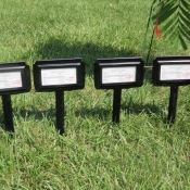 Markers of the four fallen airmen.