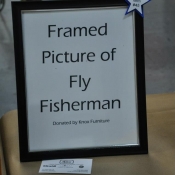 Framed Picture of Fly Fisherman