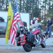 Patriot Guard motorcycle.