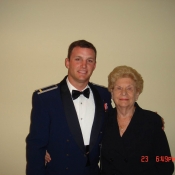 Nick and his grandmother.
